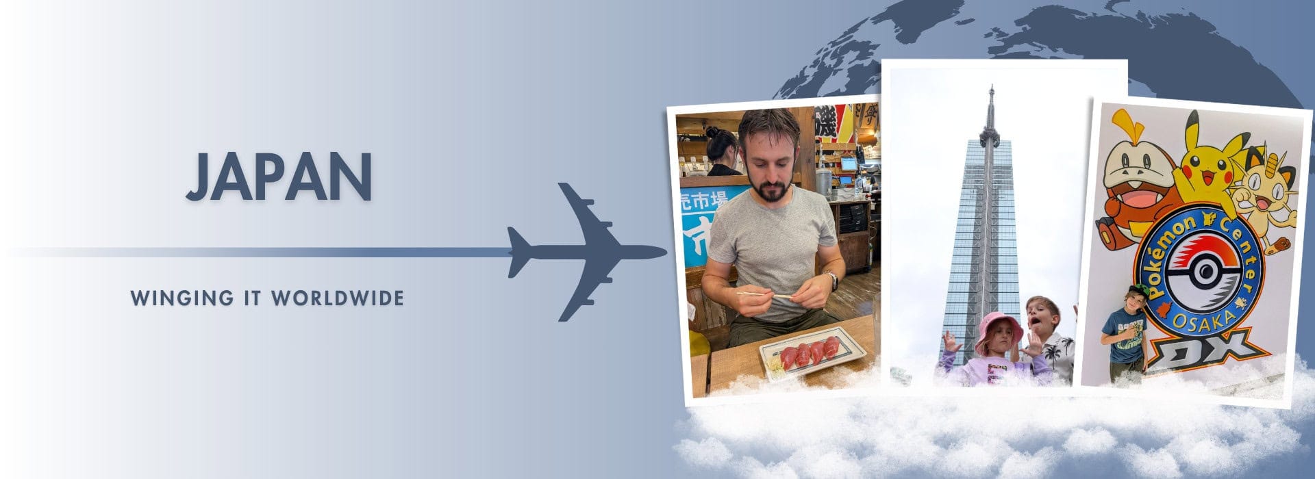 Japan family travel banner