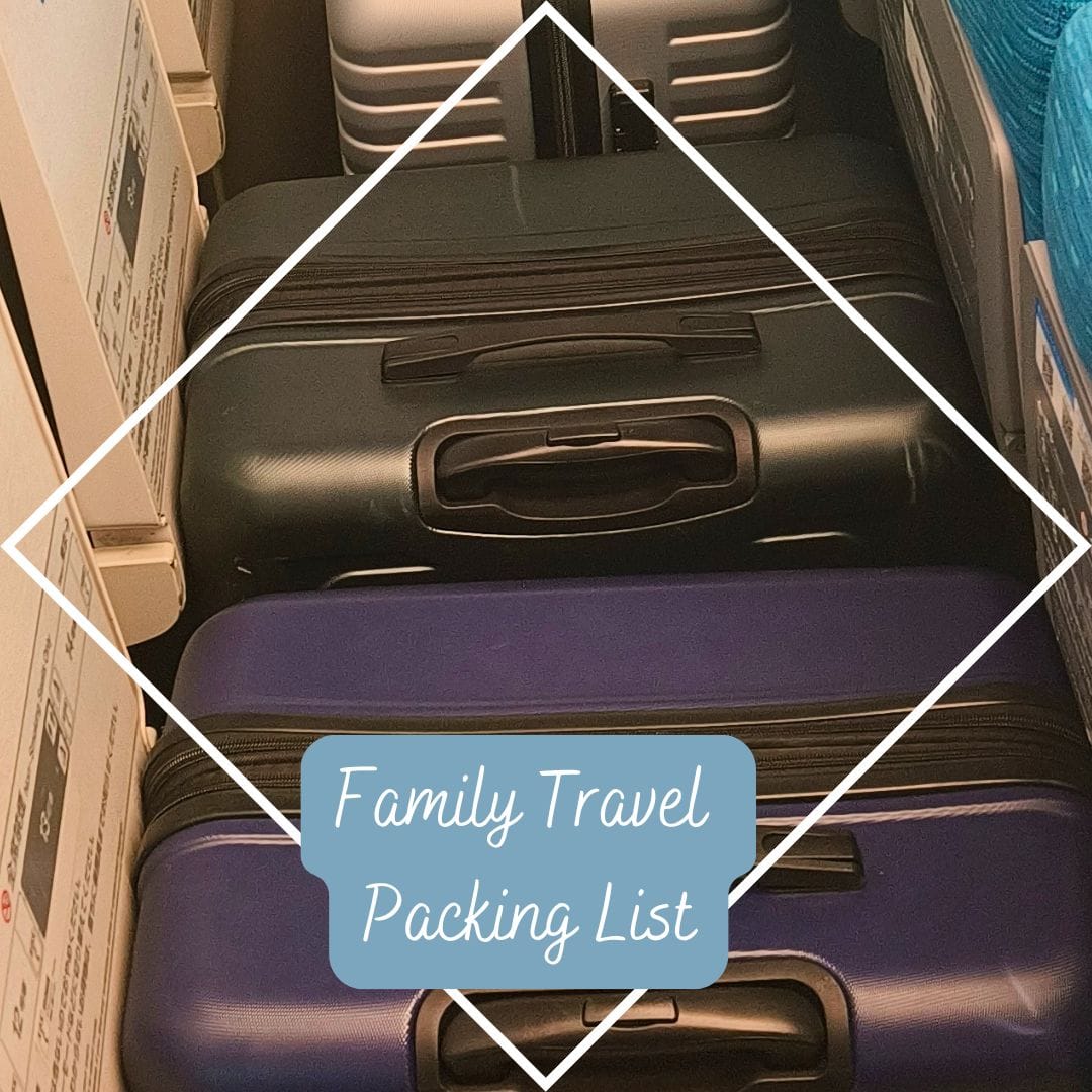 Free family travel packing list for kids, ADHD-friendly printable checklist